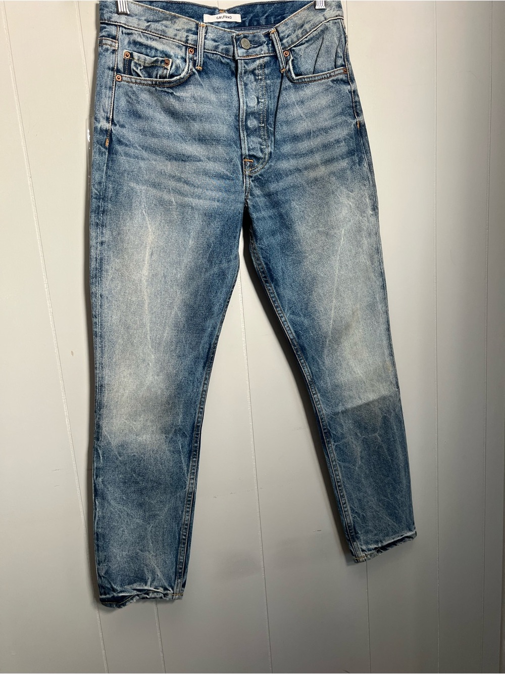 GRLFRND
The Karolina High-Rise Straight Leg Womens Jeans - Light Blue - Picture 4 of 7